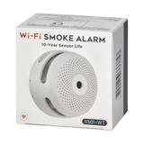 Bateryjny czujnik dymu, 9V DC, Wi-Fi, TUYA, certyfikat TUV XS01-WT ORNO