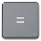 PLEXO55 ŁĄCZNIK CZASOWY PODŚWIETLANY SZARY 230V~, Legrand