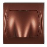 LOGO Wypust kablowy brązowy metalik