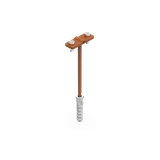LA 8004 UCHWYT Z KOŁKIEM F-12 L-160 12.3 LA 8004 91200313 ELKO BIS