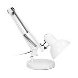 DEON lampa biurkowa 60W E27 wysoka stal biała DL-2/W ORNO