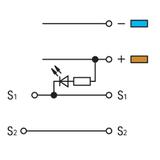 złączka do czujników z LED 2,5 mm2