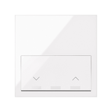 Simon 100 Panel 1-krotny: iO 1 klawisz roletowy biały