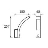 Oprawa hermetyczna z czujnikiem ruchu SONET LED S 10W BLACK NW