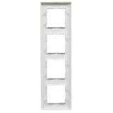Niloe Step Ramka Poczwórna 4X Kolor Aluminium Szczotkowane 863894 LEGRAND