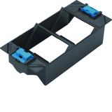 tehalit.GB-EG Puszka montażowa teleinformatyczna podwójna PC-ABS czarny GTVD200 HAGER