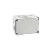 PUSZKA SERII „LIGHT” PUSZKA INSTALACYJNA LIGHT POKRYWA PEŁNA, DŁAWNICE 162x116x76 (6xM25, 4xM40) IP66/67 EV-161 PCE