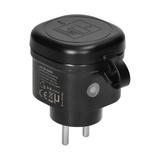 Zestaw bezprzewodowych mini gniazd sterowanych pilotem 2+1 IP44 ORNO