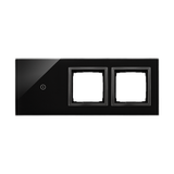 Simon 54 Touch Panel dotykowy S54 Touch 3 moduły 1 pole dotykowe + 2 otwory na osprzęty S54 zastygła lawa DSTR3100/73 KONTAKT