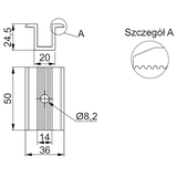 Pośredni uchwyt panela PUF