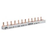 Szyna łączeniowa sztyftowa 3P 63A 10mm2 (12 mod.) IZS10/3F/12 (0,21) 002921102 ETI