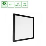 NYMPHEA SELECT 24W/35W/40W CCT 230V 120ST IP20 400X400X33MM CZARNY 5 LAT GWARANCJI