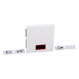 Merten, System M, klawisz pojedynczy z dużym okienkiem, biały active