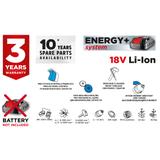 WIERTARKO-WKRĘTARKA AKUMULATOROWA Z UDAREM ENERGY+ 18V, LI-ION, UCHWYT 13 MM, BEZ AKUMULATORA