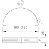 132/K-CU, DACHOWE UCHWYTY PRZEW.TYP.177/