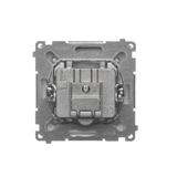 Simon Basic Gniazdo antenowe TV-DATA 1x wejście: 5–1000 MHz satynowy