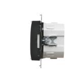 Simon 55 Termostat programowalny z wyświetlaczem Czarny mat