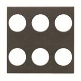 POKRYWA PRZYCISKU 3/6 KNX -KNX-ANTRACYT