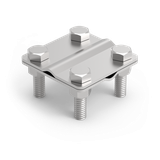 NI ZŁĄCZE KRZYŻOWE 4-OTWOROWE 8/30 NIERDZEWNE 1.2 NI