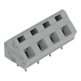 listwa zaciskowa do pł. drukowanych 4-bieg. szara raster 7,5/7,62 mm /35szt./ WAGO