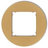 MINI Ramka uniwersalna pojedyncza okrągła z tworzywa złoty