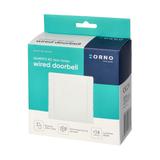 Dzwonek elektromechaniczny dwutonowy QUARTO AC 230V śnieżno biały OR-DP-MR-149/PW ORNO