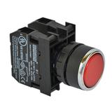 Przycisk kryty 1NO+1NC czerwony