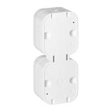 Gniazdo podwójne natynkowe 2x2P+Z, bryzgoszczelne z klapką, pionowe B2, IP54, NT-6B2/P, biały