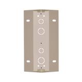 Simon 54 Premium Puszka natynkowa narożna 2-krotna do ramek PREMIUM kremowy