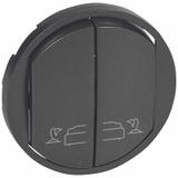 CELIANE - Klawisz podwójny z symbolem lampki nocnej grafitowy, Legrand