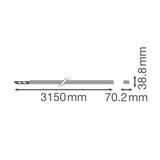 Oprawa TRUSYS FLEX P RAIL 3000 8P WT