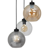 Milagro lampa wisząca Sofia Mix 3xE27 czarny MLP6585