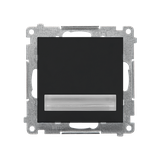 Simon 55 Oprawa oświetleniowa LED 14V (0,56 W) Barwa zimna biała 5900K Czarny mat