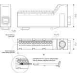 Blok rozdzielczy bezgwintowy TLC14SZ-,5-2,5 /25 szary 49.1401 OPATÓWEK