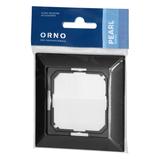 Ramka pojedyncza Pearl, Ra-1P, czarny OR-OE-7720/B ORNO