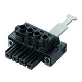 BVZ 7.62HP/04/180SH180C SN BK BX Złącze kablowe do płytek drukowanych /25szt./ WEIDMULLER