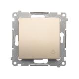 Simon 54 Przycisk „światło” 16A z. śrub. brąz mat