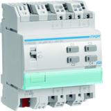 KNX system Sterownik rolet 4-krotny 24V DC 4M TYA624B HAGER
