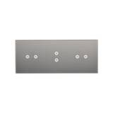 Simon 54 Touch Panel dotykowy S54 Touch 3 moduły 2 pola dotykowe poziome + 2 pola dotykowe pionowe + 2 pola dotykowe poziome srebrna mgła DSTR3232/71 KONTAKT
