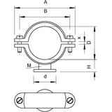 2960, OBEJMY COKOŁOWE 40,5-43 M6 SZ.