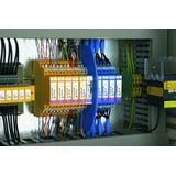 Przegroda Exi dla DRC MCM, na szynę TH 35 mm, kolor niebieski (2 szt.)