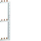 Szyna grzebieniowa kołkowa pionowa 3P 16mm2 do MCB 3-rzędowa prawa 125mm KCL368R HAGER