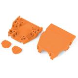 obudowa zabezpieczająca przewody 9-bieg. pomarańczowa raster 5,08 mm