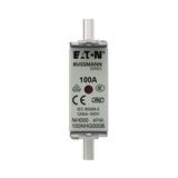 NH FUSE 100A 500V GG/GL SIZE 000 Wkładka NH000 100A 500V GL/GG podwójny wskaźnik 100NHG000B EATON