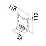 tehalit.BR/BRN Płytka adaptacyjna 130-170mm G2271 HAGER