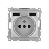 Simon 54 WMDW-001111-043 Gniazdo z zintegrowaną ładowarką 2xUSB (moduł),