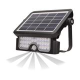 LUX LED 5W naświetlacz solarny z czujnikiem ruchu 500lm IP65 4000K 2x1500mAh czarny AD-SL-6108BLR4 O