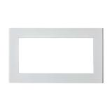 SONATA Ramka podwójna do gniazda brytyjskiego - kolor biały