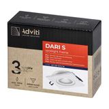 DARI S ramka dekoracyjna oprawy punktowej, MR16/GU10 max 50W, kwadrat, biała IP44 AD-OD-6171/W ORNO