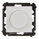 Simon 55 Ściemniacz obrotowy do LED ściemnialnych 230 V 2–200 W Biały mat TES9L.01/111 KONTAKT